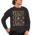 Teach Compassion Kindness Confidence History Teacher Men's Long Sleeve T-Shirt, trending gift