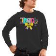 Teach Coquette Bow Teacher Back To School Happy First Day Men's Long Sleeve T-Shirt, trending gift Teach Coquette Bow Teacher Back To School Happy First Day Men's Long Sleeve T-Shirt, trending gift
