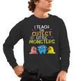 I Teach Cutest Little Monsters Halloween Teacher Men Women Men's Long Sleeve T-Shirt, trending gift I Teach Cutest Little Monsters Halloween Teacher Men Women Men's Long Sleeve T-Shirt, trending gift
