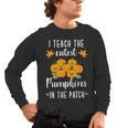 I Teach The Cutest Pumpkins In The Patch Halloween Teacher Men's Long Sleeve T-Shirt, trending gift I Teach The Cutest Pumpkins In The Patch Halloween Teacher Men's Long Sleeve T-Shirt, trending gift