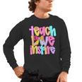 Teach Love Inspire Preppy Back To School Teacher Women Men's Long Sleeve T-Shirt, trending gift Teach Love Inspire Preppy Back To School Teacher Women Men's Long Sleeve T-Shirt, trending gift