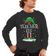 The Teacher Elf Christmas Family Matching Xmas Group For Men Women Men's Long Sleeve T-Shirt, trending gift