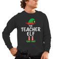 The Teacher Elf Matching Family Christmas Men's Long Sleeve T-Shirt, trending gift