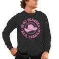In My Teacher Era Yeehaw Pink Teacher Western Cowgirl Men's Long Sleeve T-Shirt, trending gift In My Teacher Era Yeehaw Pink Teacher Western Cowgirl Men's Long Sleeve T-Shirt, trending gift