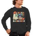 Teacher Halloween Cute Booooks Ghost Read More Books Men's Long Sleeve T-Shirt, trending gift Teacher Halloween Cute Booooks Ghost Read More Books Men's Long Sleeve T-Shirt, trending gift