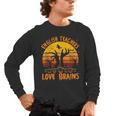Teacher Halloween All English Teachers Love Brains Men's Long Sleeve T-Shirt, trending gift