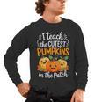 Teacher Halloween Pre-K Teacher Kindergarten Cutest Pumpkins Men's Long Sleeve T-Shirt, trending gift Teacher Halloween Pre-K Teacher Kindergarten Cutest Pumpkins Men's Long Sleeve T-Shirt, trending gift