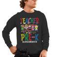 Teacher Of Pre K Superheroes Teacher New School Year Men Women Men's Long Sleeve T-Shirt, trending gift