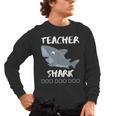 Teacher Shark Shirt Christmas Idea For Him Her Men's Long Sleeve T-Shirt, trending gift Teacher Shark Shirt Christmas Idea For Him Her Men's Long Sleeve T-Shirt, trending gift