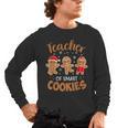 Teacher Of Smart Cookies Gingerbread Christmas Teacher Cute Men Women Kids Men's Long Sleeve T-Shirt, trending gift Teacher Of Smart Cookies Gingerbread Christmas Teacher Cute Men Women Kids Men's Long Sleeve T-Shirt, trending gift