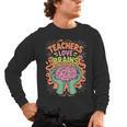Teacher Teachers Love Brains Halloween Men Women Men's Long Sleeve T-Shirt, trending gift