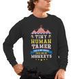 Teacher Tiny Human Tamer This My Circus These Are My Monkeys Men's Long Sleeve T-Shirt, trending gift