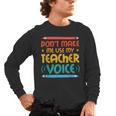 Teacher Voice Teacherlife Primary School Teacher Men's Long Sleeve T-Shirt, trending gift Teacher Voice Teacherlife Primary School Teacher Men's Long Sleeve T-Shirt, trending gift