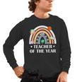 Teacher Of The Year Best Teacher Ever Men Women Men's Long Sleeve T-Shirt, trending gift