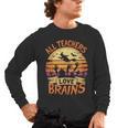 All Teachers Love Brains Halloween Teacher Men's Long Sleeve T-Shirt, trending gift