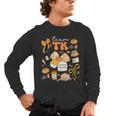 Team TK Crew Preppy Coquette Bow Pumpkin Fall TK Teacher Men's Long Sleeve T-Shirt, trending gift