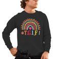 TGIF Teacher Appreciation Alphabet Thank God It's Friday For Men Women Girls Kids Men's Long Sleeve T-Shirt, trending gift