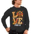Thanksgiving Love Pre-K Teacher Turkey Autumn Fall For Men Women Girls Kids Men's Long Sleeve T-Shirt, trending gift Thanksgiving Love Pre-K Teacher Turkey Autumn Fall For Men Women Girls Kids Men's Long Sleeve T-Shirt, trending gift