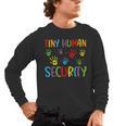 Tiny Human Security Preschool Childcare Teacher Babysitters Men's Long Sleeve T-Shirt, trending gift