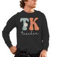 TK Teacher Retro Groovy Vintage Happy First Day Of School Men's Long Sleeve T-Shirt, trending gift TK Teacher Retro Groovy Vintage Happy First Day Of School Men's Long Sleeve T-Shirt, trending gift
