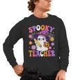 Trick Or Teach Spooky Teacher Ghost Halloween Teacher Men's Long Sleeve T-Shirt, trending gift Trick Or Teach Spooky Teacher Ghost Halloween Teacher Men's Long Sleeve T-Shirt, trending gift