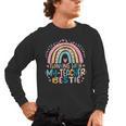 Twinning With My Teacher Bestie Rainbow Matching Teachers Men's Long Sleeve T-Shirt, trending gift