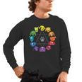 Unique For Artists By ADS Color Wheel Educational Art Teacher Dog Themed Artist Small Men's Long Sleeve T-Shirt, trending gift