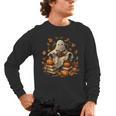 Vintage Ghost Book Reading Pumpkin Gothic Halloween Teachers Men Women Kids Men's Long Sleeve T-Shirt, trending gift Vintage Ghost Book Reading Pumpkin Gothic Halloween Teachers Men Women Kids Men's Long Sleeve T-Shirt, trending gift