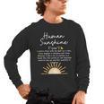 Vintage Human Sunshine Definition Teachers Mom Boss Women Men's Long Sleeve T-Shirt, trending gift Vintage Human Sunshine Definition Teachers Mom Boss Women Men's Long Sleeve T-Shirt, trending gift
