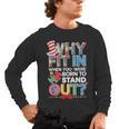 Why Fit In Doctor Teacher Cat In Hat Cool Autism Awareness Men Women Kids Men's Long Sleeve T-Shirt, trending gift Why Fit In Doctor Teacher Cat In Hat Cool Autism Awareness Men Women Kids Men's Long Sleeve T-Shirt, trending gift