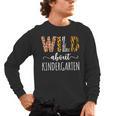 Wild About Kindergarten Teacher Leopard Print Men's Long Sleeve T-Shirt, trending gift Wild About Kindergarten Teacher Leopard Print Men's Long Sleeve T-Shirt, trending gift
