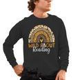 Wild About Reading Teacher Back To School Leopard Rainbow Men's Long Sleeve T-Shirt, trending gift Wild About Reading Teacher Back To School Leopard Rainbow Men's Long Sleeve T-Shirt, trending gift