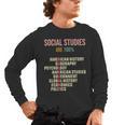 World History Classroom Social Studies History Teacher Men's Long Sleeve T-Shirt, trending gift