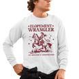 Elopement Wrangler Teacher ABA Behavior Support Cowboy Men's Long Sleeve T-Shirt, trending gift