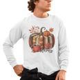 Fall Book Pumpkin Retro Reading Halloween Teacher Men's Long Sleeve T-Shirt, trending gift Fall Book Pumpkin Retro Reading Halloween Teacher Men's Long Sleeve T-Shirt, trending gift