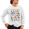 Halloween Alphabet ABCs Learning Kindergarten Teacher Men's Long Sleeve T-Shirt, trending gift