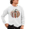 Halloween Teacher Librarians Fall Book Pumpkin Retro Reading Men's Long Sleeve T-Shirt, trending gift Halloween Teacher Librarians Fall Book Pumpkin Retro Reading Men's Long Sleeve T-Shirt, trending gift