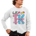 Hello TK Transitional Kindergarten Back To School Teacher Men's Long Sleeve T-Shirt, trending gift Hello TK Transitional Kindergarten Back To School Teacher Men's Long Sleeve T-Shirt, trending gift
