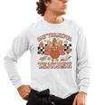 One Thankful Teacher Thanksgiving Retro Groovy Fall Teachers Men's Long Sleeve T-Shirt, trending gift One Thankful Teacher Thanksgiving Retro Groovy Fall Teachers Men's Long Sleeve T-Shirt, trending gift