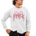 Preppy Pre k Back To School Pre-k Teachers Girls Cute Bow Men's Long Sleeve T-Shirt, trending gift Preppy Pre k Back To School Pre-k Teachers Girls Cute Bow Men's Long Sleeve T-Shirt, trending gift