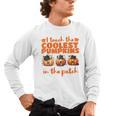 I Teach The Cutest Pumpkins Halloween Teacher Cat Lover Men's Long Sleeve T-Shirt, trending gift