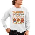 Teach Thanksgiving Teacher Thankful For My Preschool Turkeys Men's Long Sleeve T-Shirt, trending gift