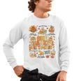 Thanksgiving One Thankful Art Teacher Fall Groovy Men Women Men's Long Sleeve T-Shirt, trending gift Thanksgiving One Thankful Art Teacher Fall Groovy Men Women Men's Long Sleeve T-Shirt, trending gift