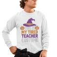 This Is My Tired Teacher Costume Halloween Premium Tri-Blend Men's Long Sleeve T-Shirt, trending gift