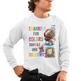 Turkey Thanksgiving Art Teacher Costume Tee For Artists Men's Long Sleeve T-Shirt, trending gift