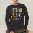 100 Days Of School Teacher And Student Men's Long Sleeve T-Shirt, funny gift