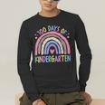 100th Day Of Kindergarten Teacher Kids 100 Days Smarter Men's Long Sleeve T-Shirt, funny gift 100th Day Of Kindergarten Teacher Kids 100 Days Smarter Men's Long Sleeve T-Shirt, funny gift