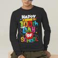 100th Day Of School Teachers Kids Child Happy 100 Days Men's Long Sleeve T-Shirt, funny gift