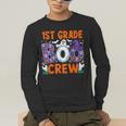 1st Grade Boo Crew First Grade Teacher Kids Happy Halloween Men's Long Sleeve T-Shirt, funny gift