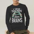 1st Grade Teachers Love Brains Shirt Halloween Teacher Men's Long Sleeve T-Shirt, funny gift 1st Grade Teachers Love Brains Shirt Halloween Teacher Men's Long Sleeve T-Shirt, funny gift